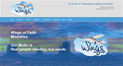 Desktop Screenshot of flywithwings.org
